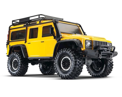 SCRATCH & DENT: Traxxas TRX-4 1/10 Scale Trail Rock Crawler w/Land Rover Defender Body (Yellow)