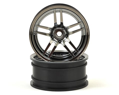 Traxxas 4-Tec 2.0 1.9" Front Split Spoke Wheels (Black Chrome) (2)