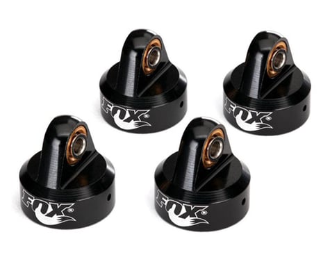 Traxxas Unlimited Desert Racer Aluminum "Fox" Shock Caps (Black) (4)