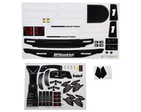 Traxxas Unlimited Desert Racer Rigid Industries Edition Decal Set
