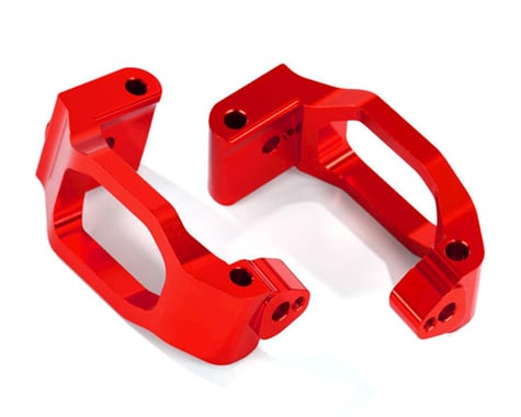 Traxxas Maxx Aluminum Caster Blocks (Red)
