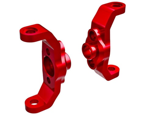 Traxxas TRX-4M Aluminum Caster Blocks (Red) (2)