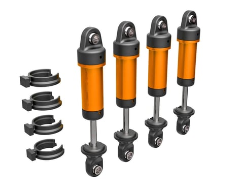 Traxxas TRX-4M Aluminum GTM Shocks (Orange) (4)