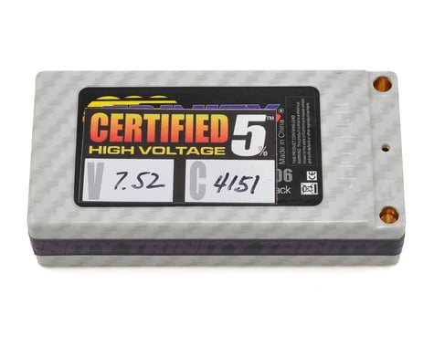 Trinity "Certified" Hi-Voltage Shorty 2S 100C Hardcase LiPo (7.4V/4000mAh)