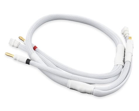Trinity 2S Pro Charge Cables w/Deans Plug (White)