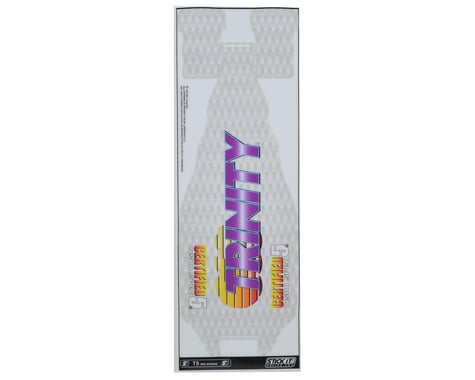 Trinity T5M Precut Chassis Protective Sheet (White Carbon)