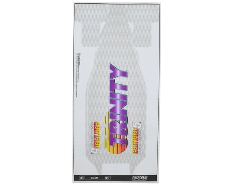 Trinity SC5M Precut Chassis Protective Sheet (White Carbon)