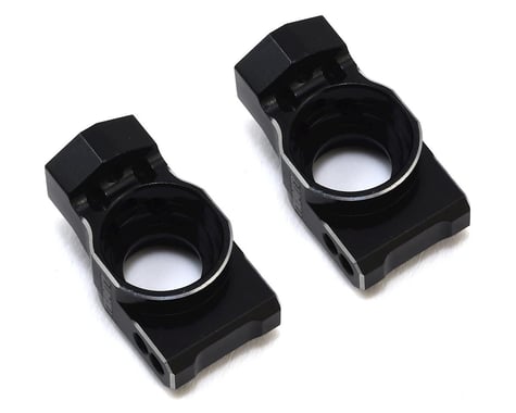 Trinity Aluminum EB410 "0" Deg Rear Hubs (Black) (2)