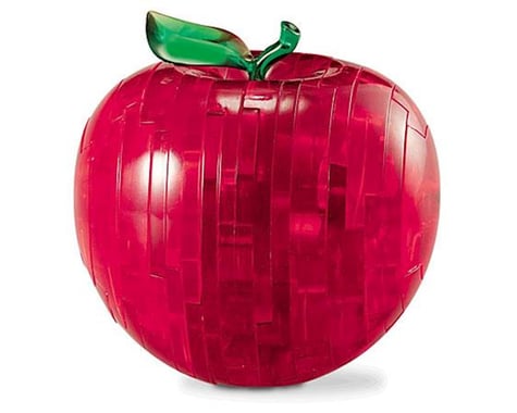 University Games Corp Bepuzzled 30911 3D Crystal Puzzle - Apple Red