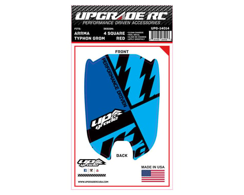 UpGrade RC Chassis Protector for ARRMA™ Typhon Grom (4 Square) (1)