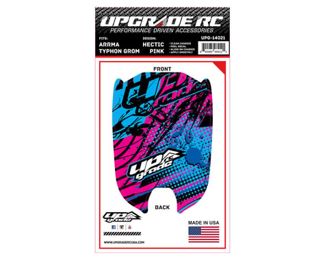 UpGrade RC Chassis Protector for ARRMA™ Typhon Grom (Hectic Pink) (1)