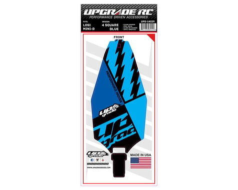 UpGrade RC Chassis Protector for Losi™ Mini-B (4 Square Blue) (1)