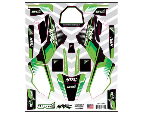 UpGrade RC Graphic Set for Losi™ Promoto MX (Exude) (Green)