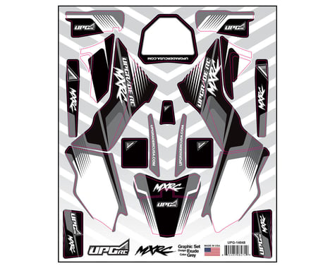 UpGrade RC Graphic Set for Losi™ Promoto MX (Exude) (Grey)