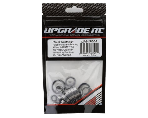 UpGrade RC "Black Lightning" Rubber Sealed Bearing Kit for Arrma™ 3S BLX