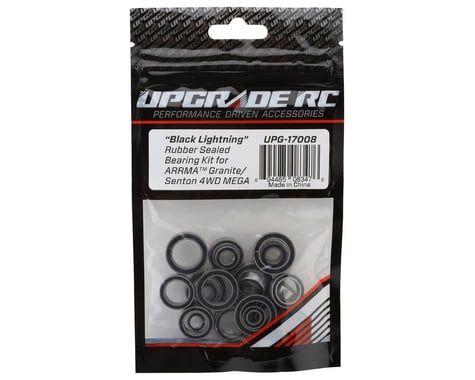 UpGrade RC "Black Lightning" Rubber Sealed Bearing Kit for Arrma™ 4x4 MEGA