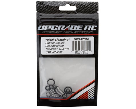 UpGrade RC "Black Lightning" Rubber Sealed Bearing Kit for Traxxas™ TRX-4M™