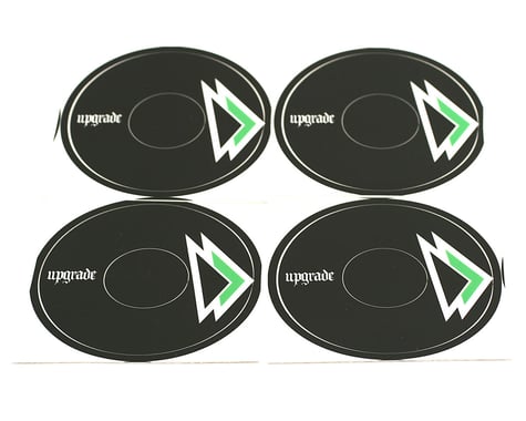 UpGrade RC "Up Icon" Losi 8ight-T Wheel Graphic Kit (Black/Green)