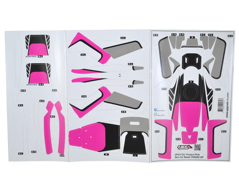 UpGrade RC Blade 350 QX2 AP "Project" Hyper Skin (Pink)