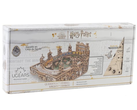 UGears Harry Potter™ Quidditch™ Pinball Mechanical Wooden 3D Model