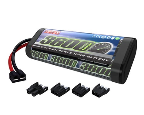 Venom Power 6 Cell NiMH Battery w/Universal Connector (7.2V/3600mAh)