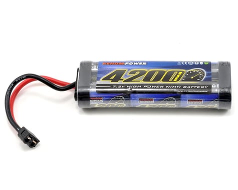 Venom Power 6 Cell 7.2V NiMH Stick Battery Pack w/Universal Connector (4200mAh)