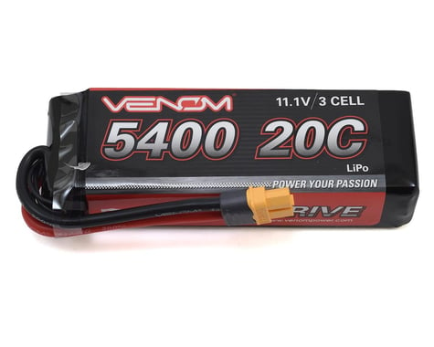SCRATCH & DENT: Venom Power 3S LiPo 20C Battery Pack w/Universal Connector (11.1V/5400mAh)