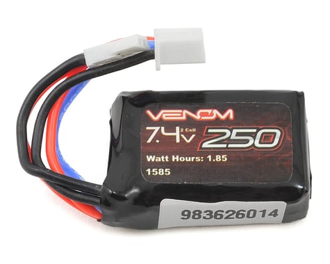 Venom Power 2S 15C Micro LiPo Battery Pack w/Molex Connector (7.4V/250mAh)