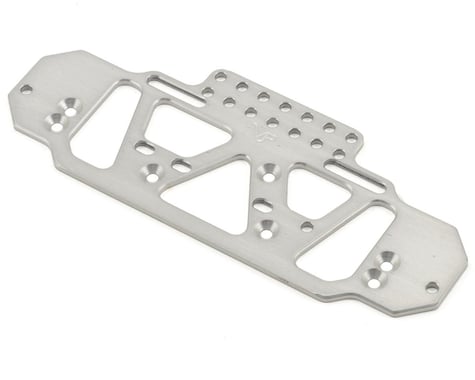 Vanquish Products Incision Front Battery Servo 4 Link Plate (Silver)