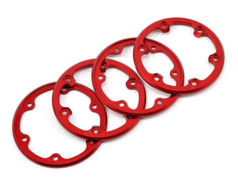 Vanquish Products SLW Beadlock Rings (Red) (2 Inside/2 Outside)