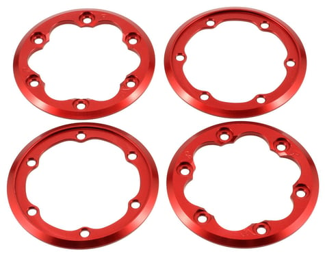 Vanquish Products 2.2 DH ProComp Beadlock Rings (Red) (2 Inside/2 Outside)