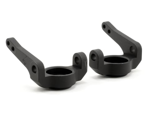 Vanquish Products Axial High Steer Steering Knuckle Set (Black)