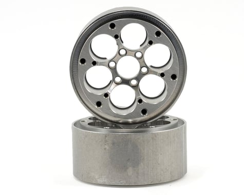 Vanquish Products 2.2 Revolver DH ProComp Beadlock Wheels (Raw/Raw) (2 Wheels/4 Rings)