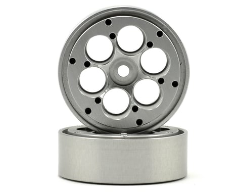 Vanquish Products 1.9 Revolver LH ProComp Beadlock Wheels (Silver/Silver) (2)