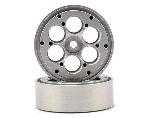 Vanquish Products 1.9 LH ProComp Beadlock Wheels (Silver) (2)