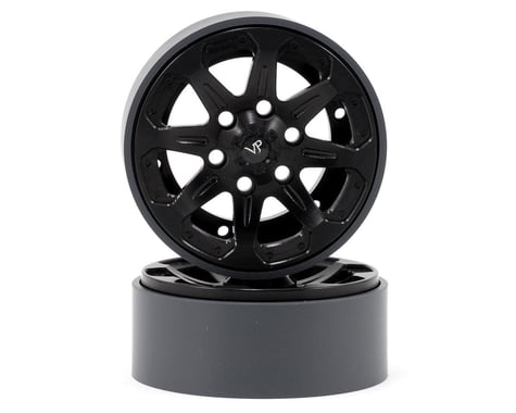 Vanquish Products 1.9 SSZ-9 Aluminum Beadlock Wheels (Black) (2)