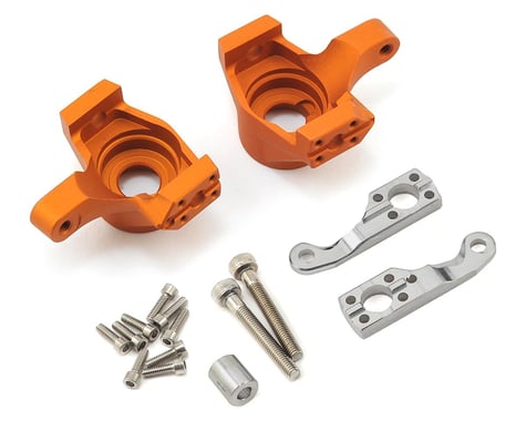 Vanquish Products Axial SCX10 II Steering Knuckles (Orange)