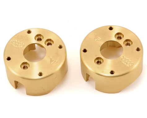 Vanquish Products AX10 8 Degree Brass Steering Knuckle Weight Set (2)