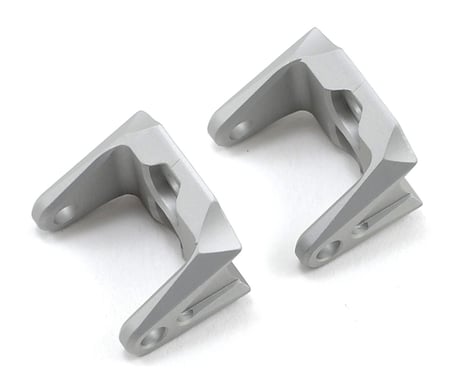 Vanquish Products AX-10 Lower Shock Link Mount Set (Silver) (2)