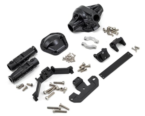 Vanquish Products "Currie Rockjock" SCX10 Front Axle Assembly (Black)