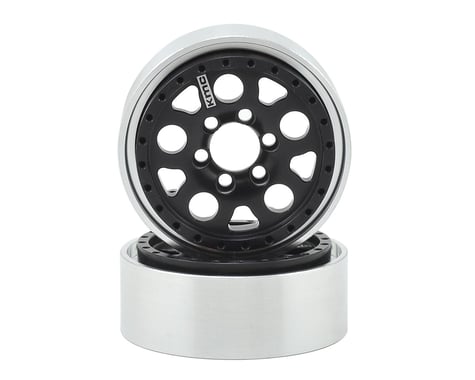 Vanquish Products KMC Enduro XD-222 1.9 Beadlock Crawler Wheels (2) (Black)
