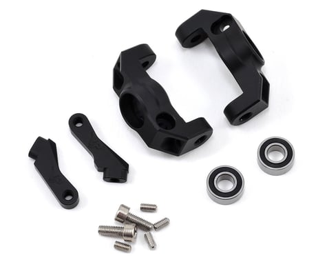 Vanquish Products Vaterra Twin Hammers HD Aluminum Steering Knuckles (Black) (2)