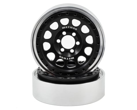Vanquish Products Method 105 2.2 Aluminum Beadlock Crawler Wheel (2-Black)