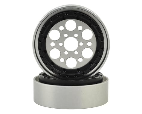 Vanquish Products OMF Outlaw II 2.2" Beadlock Wheels (2) (Clear/Black)