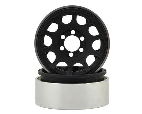 Vanquish Products Method Roost 1.9 Beadlock Crawler Wheels (Black) (2)