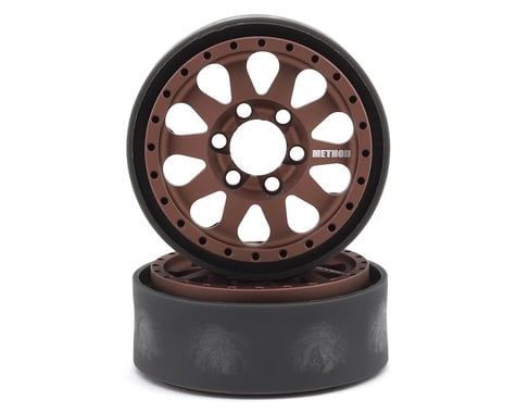 Vanquish Products Method 101 V2 1.9" Beadlock Crawler Wheels (Bronze/Black) (2)