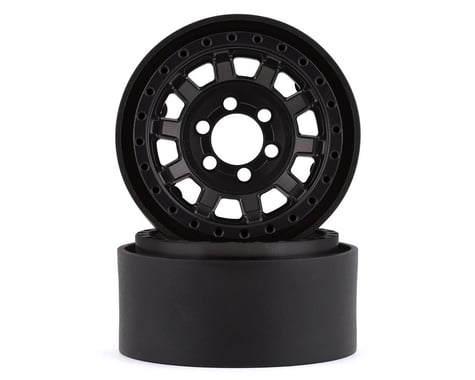 Vanquish Products KMC KM236 Tank 1.9" Beadlock Crawler Wheels (Black) (2)