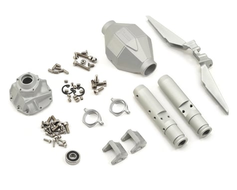 Vanquish Products SCX10 Rear Currie F9 Axle (Silver)