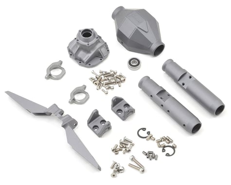Vanquish Products SCX10 Currie F9 Rear Axle Assembly (Grey)