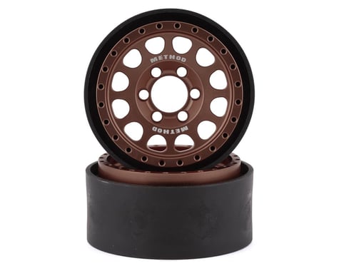 Vanquish Products Method 105 1.9" Beadlock Crawler Wheels (Bronze) (2)